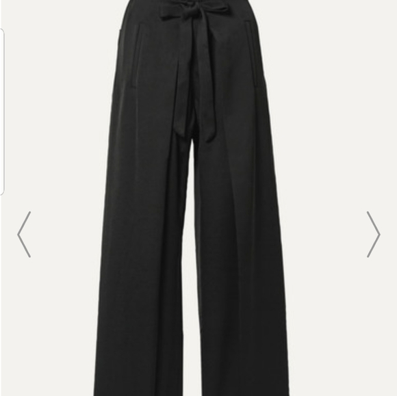 Dance & Marvel Pants - Dance & Marvel Tie Front Cape Overlay Dress Pant